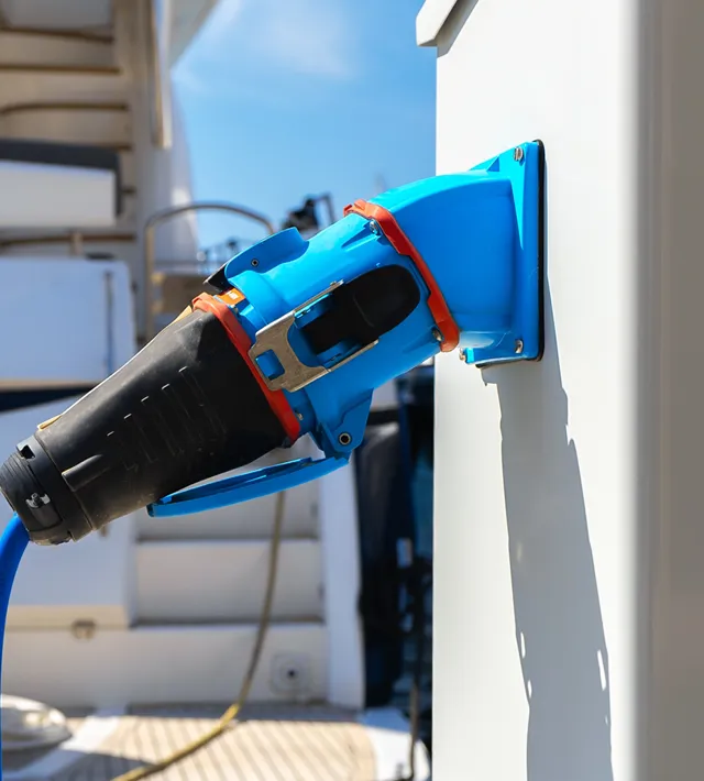 Electric Charging Of Boat