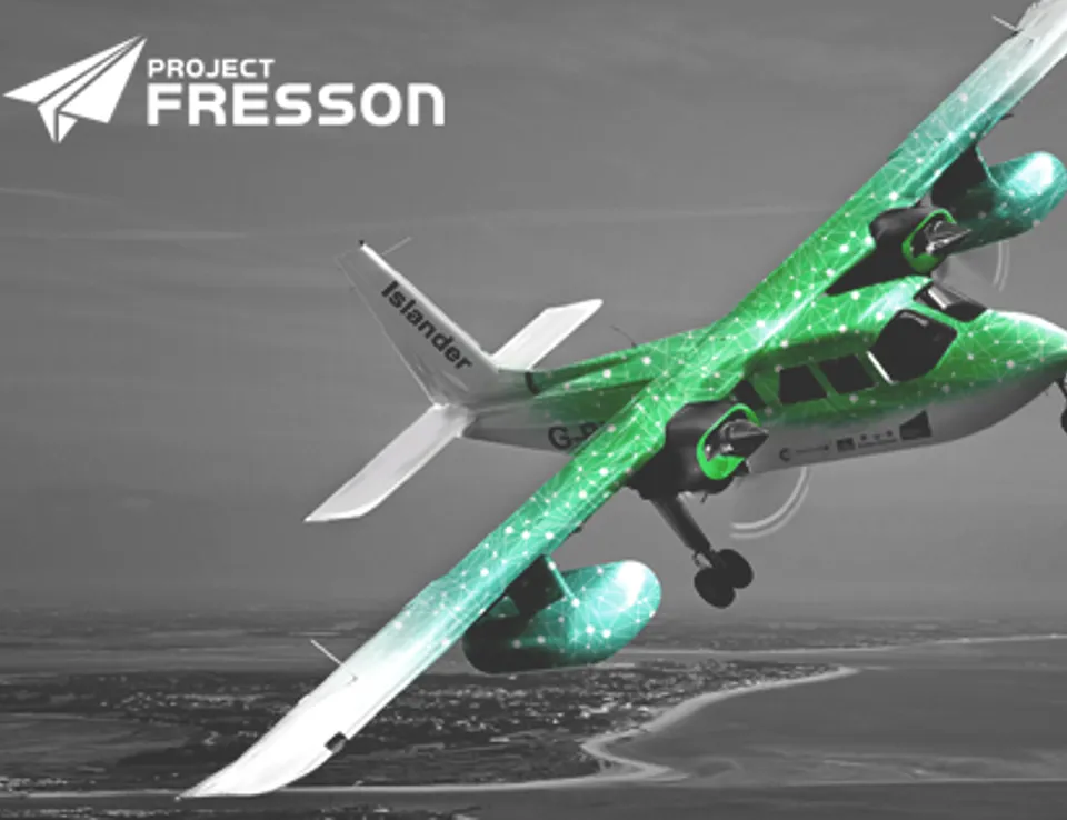 Green Plane In Sky