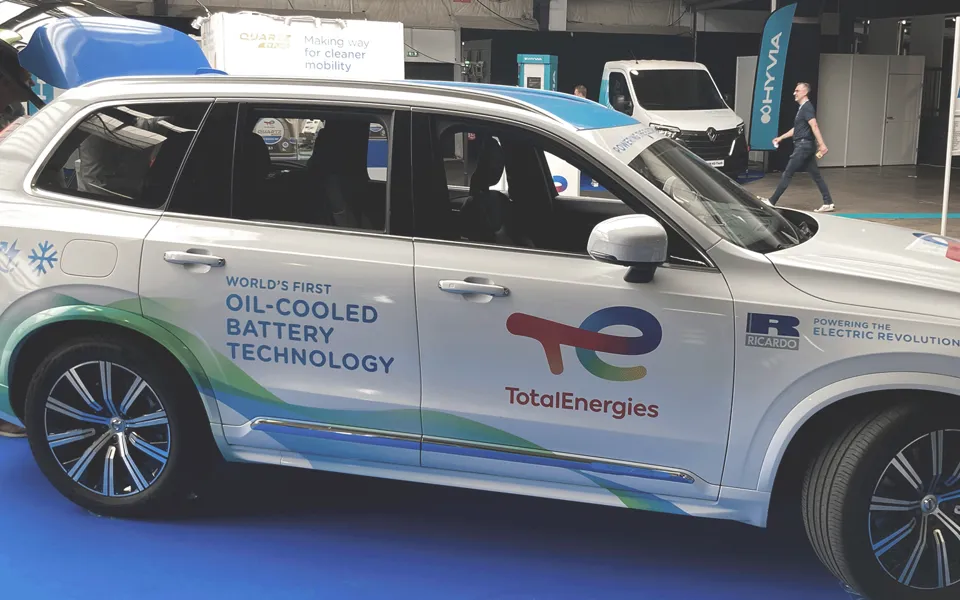 Totalenergies Immersion Cooled Vehicle