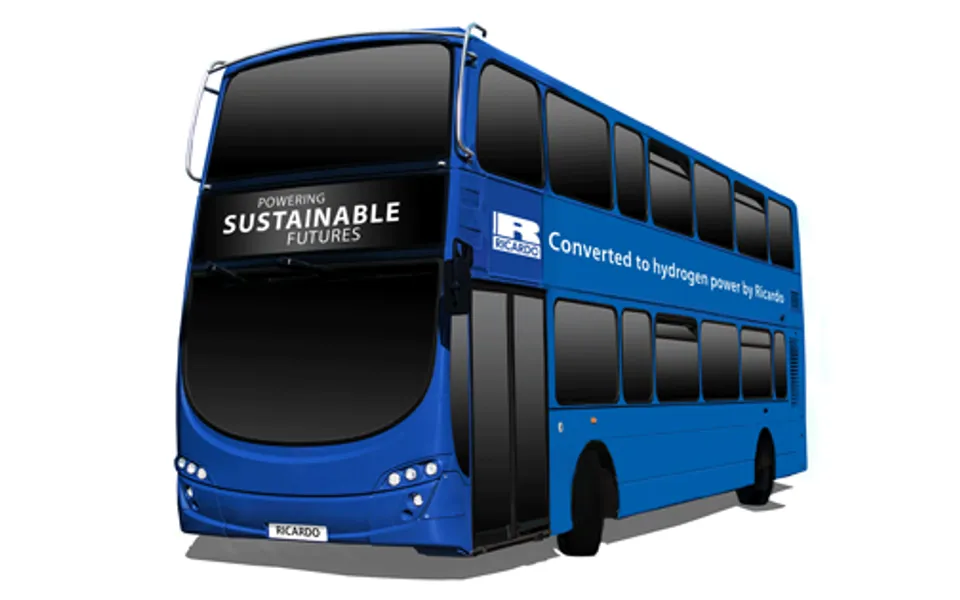 Hydrogen Powered Blue Bus
