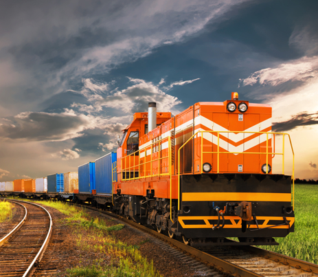 freight train in USA