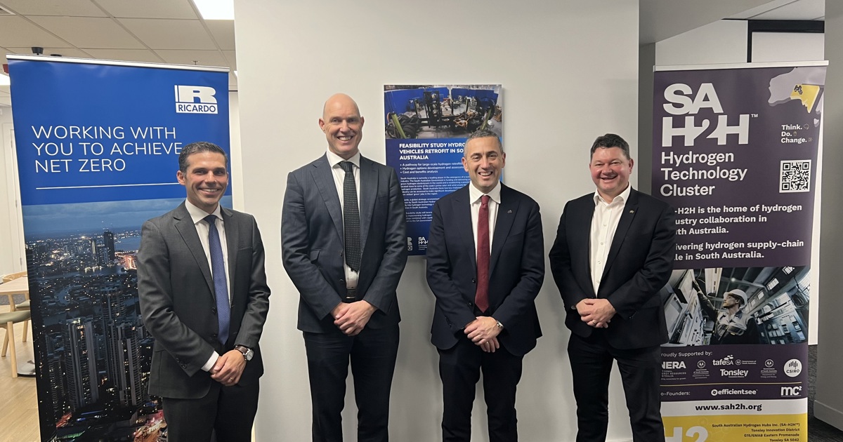 Ricardo's Adelaide Team Welcomes South Australian Minister for Energy for Transformative Visit