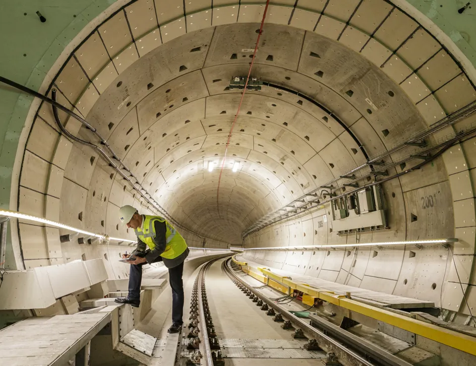 Working In A Train Tunnel