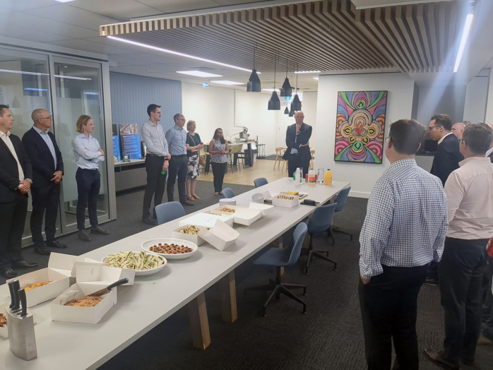 Client lunch hosted at Ricardo's Adelaide office