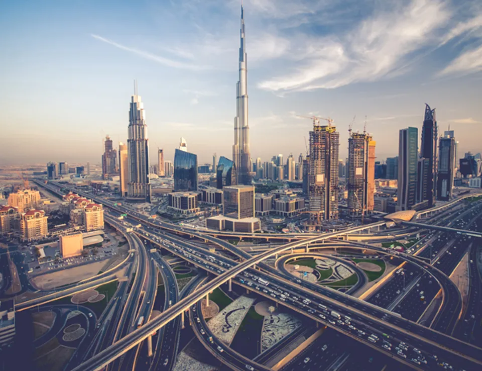 Birds Eye View Of Dubai